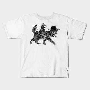 Cowboy Cat Kids T-Shirt